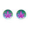 AllStuff420 - AllStuff420 - Lavender Background with Green 420 Leaf Nipple Pasties with package