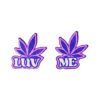 AllStuff420 - Luv Me Purple Cannabis leaf