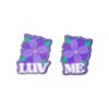 Luv me Purple Flower Nipple Pasties