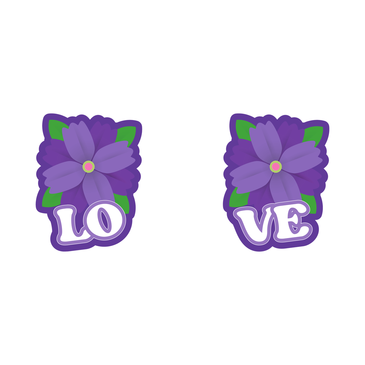AS420_LOVE-Purple-Flower-Nipple-Pasties-NON-GLITTERED.png Love Purple Flower Nipple Pasties