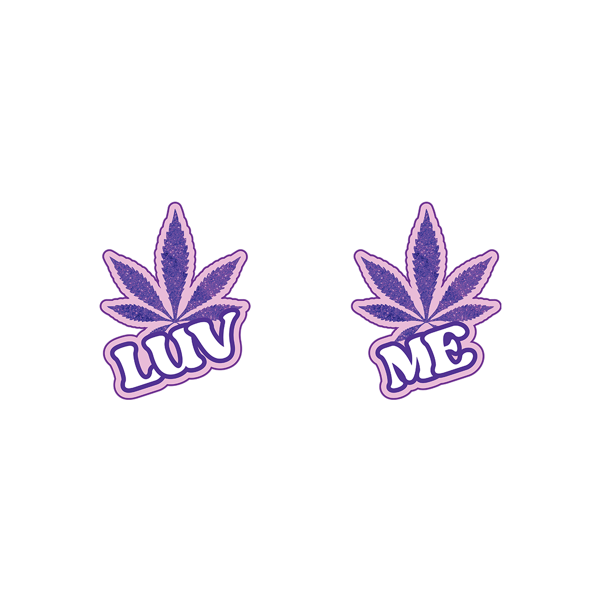 AllStuff420 - Luv Me Purple Nipple Pasties