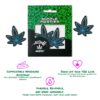 AllStuff420 - Black Cannabis Leaf Nipple Pasties with description