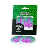 AllStuff420 - Lavender Background with Green 420 Leaf Nipple Pasties