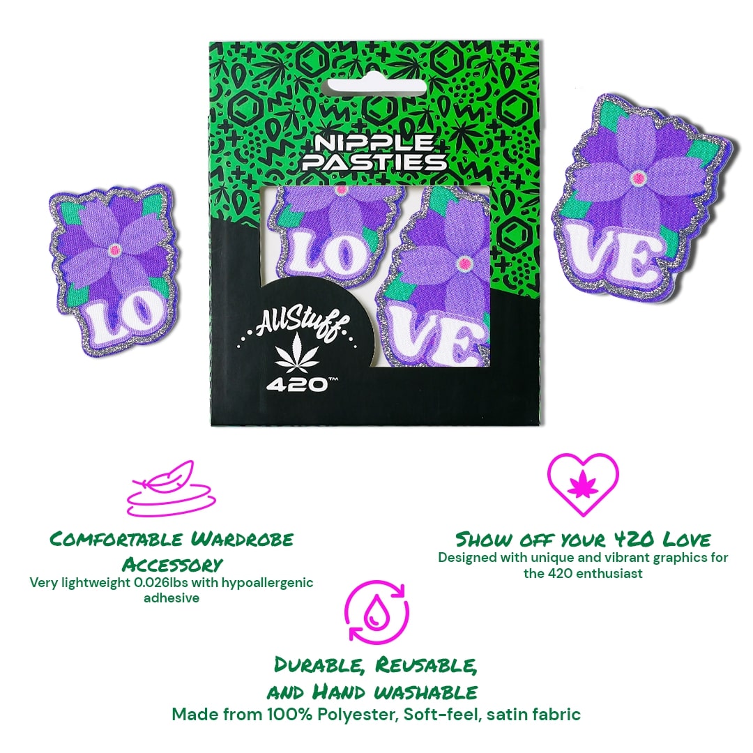 NP0763-3.jpg AllStuff420 - Love Purple Flower Nipple Pasties with description