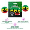 AllStuff420 - Nipple Pasties Green Yellow Red and black Cannabis Leaf with description
