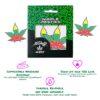 AllStuff420 - Nipple Pasties Green Yellow Red Cannabis Leaf with package and description