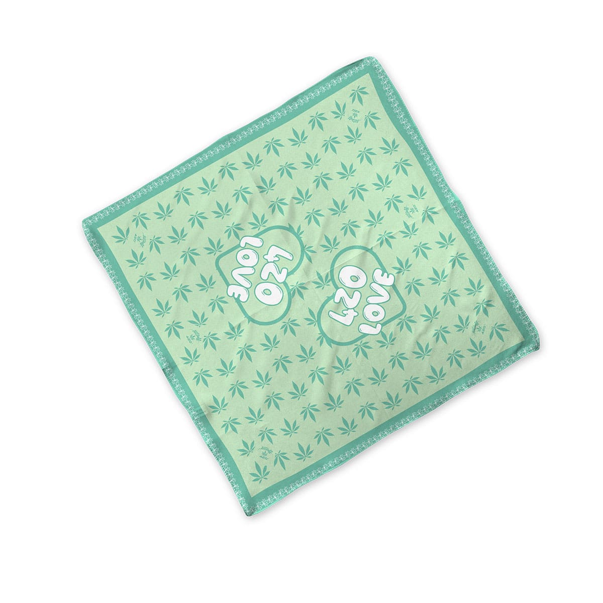 100% Cotton 420 Love Bandana | Weed Designed Bandana AllStuff420® 100% Cotton 420 Love Bandana | Weed Designed Bandana