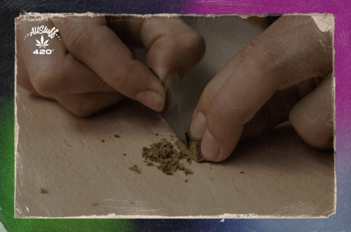 How to grind weed without grinder using knife